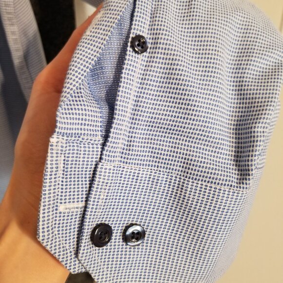 Men's Tasso Elba Button-Down LS Shirt size XL - Picture 8 of 9